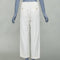 Women's Miu Miu 2023 Beige Straight Leg Pants