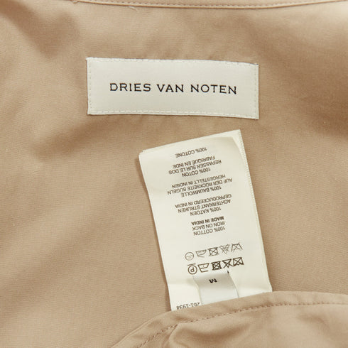 Men's Dries Van Noten 2024 Casia White Sequin Shirt