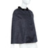 Women's Louis Vuitton Black Monquin Jacquard Mink Fur Cloak Cape