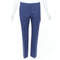 Women's Alexander McQueen 2021 Blue Straight Tailored Pants