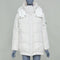 Women's Brunello Cucinelli Cashmere White Puffer Coat Jacket