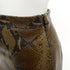 Women's Khaite 2023 Fraser Brown Python Leather Skirt