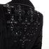 Women's Versace 2012 Runway Black Velvet Gothic Byzantine Flared Coat