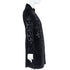 Women's Versace 2012 Runway Black Velvet Gothic Byzantine Flared Coat