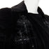 Women's Versace 2012 Runway Black Velvet Gothic Byzantine Flared Coat