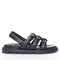 Women's Prada Blow Black Leather Slingback Sandals