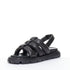 Women's Prada Blow Black Leather Slingback Sandals