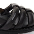 Women's Prada Blow Black Leather Slingback Sandals