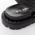 Women's Prada Blow Black Leather Slingback Sandals