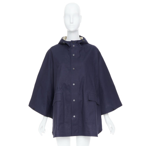 Women's Hermes Blue Waterproof Rain Cape