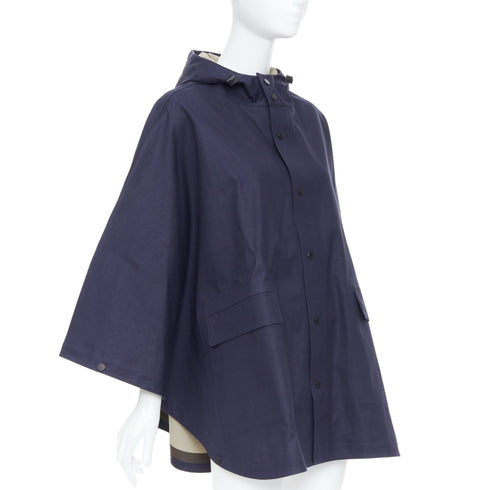 Women's Hermes Blue Waterproof Rain Cape