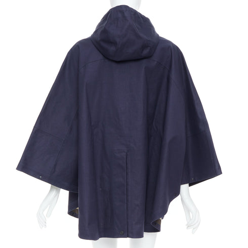 Women's Hermes Blue Waterproof Rain Cape