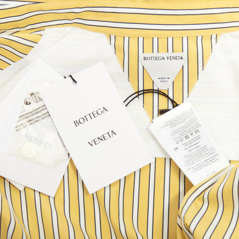 Men's Bottega Veneta Outline Yellow Striped Shirt