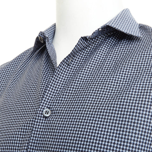 Men's Prada Blue Checked Shirt