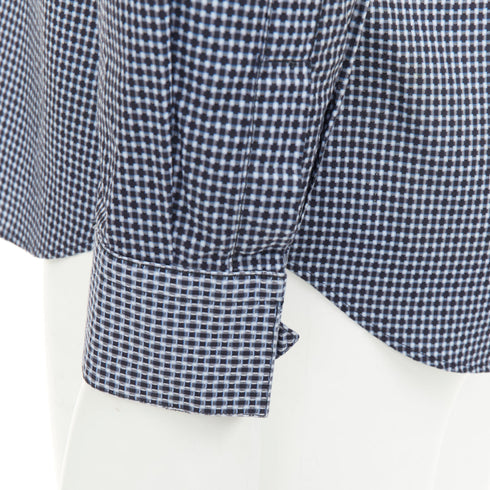Men's Prada Blue Checked Shirt
