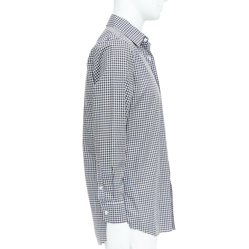 Men's Prada 2008 Black Checked Shirt