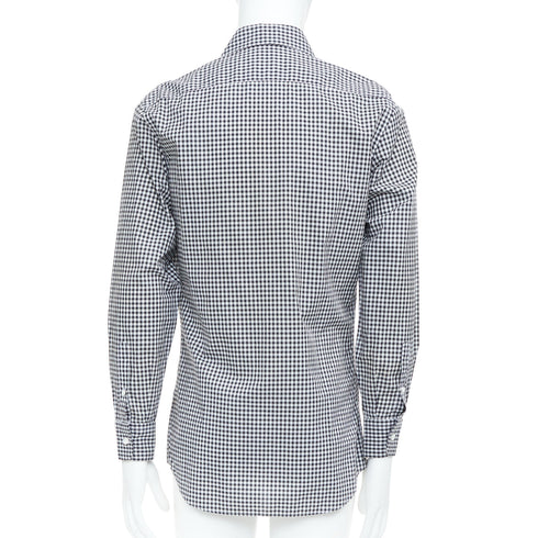 Men's Prada 2008 Black Checked Shirt