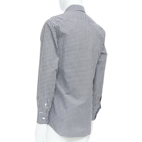 Men's Prada 2008 Black Checked Shirt