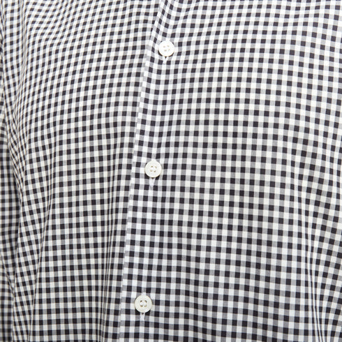 Men's Prada 2008 Black Checked Shirt
