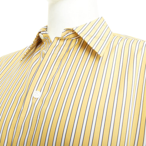 Men's Bottega Veneta Outline Yellow Striped Shirt