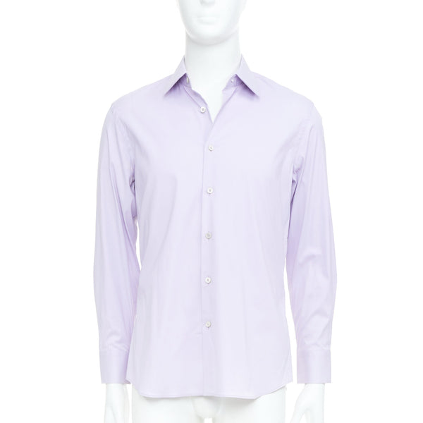 Men's Prada 2015 Purple Dress Shirt