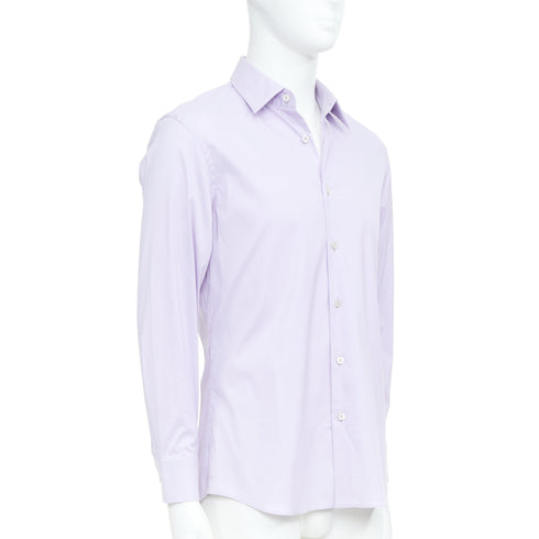 Men's Prada 2015 Purple Dress Shirt