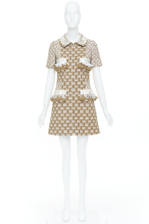 Women's Louis Vuitton 2013 Brown Sequin Dress