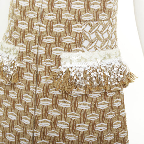 Women's Louis Vuitton 2013 Brown Sequin Dress