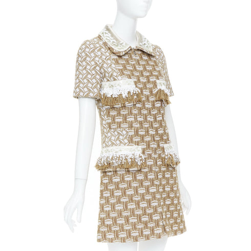 Women's Louis Vuitton 2013 Brown Sequin Dress