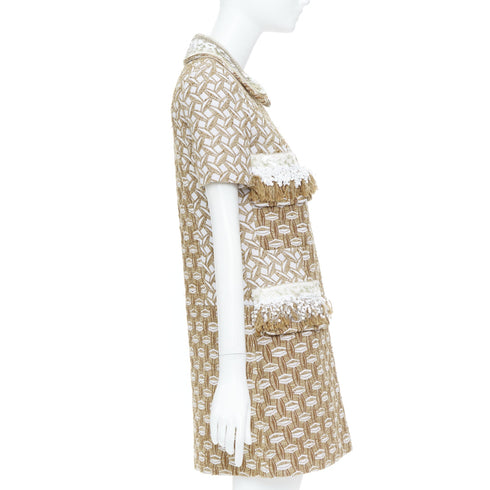 Women's Louis Vuitton 2013 Brown Sequin Dress
