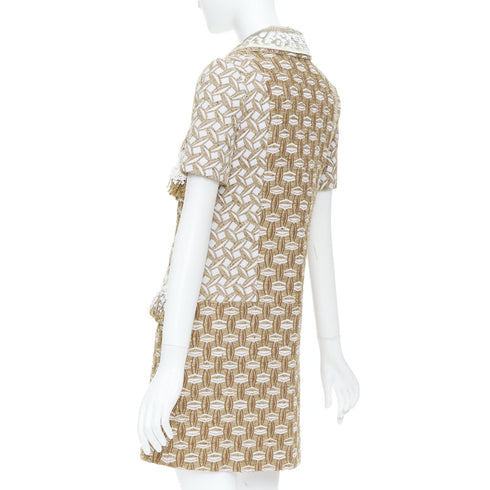Women's Louis Vuitton 2013 Brown Sequin Dress