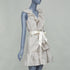 Women's Lanvin 2008 Grey Silk Mini Dress