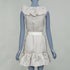 Women's Lanvin 2008 Grey Silk Mini Dress