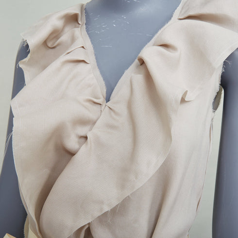 Women's Lanvin 2008 Grey Silk Mini Dress