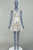 Women's Lanvin 2008 Grey Silk Mini Dress