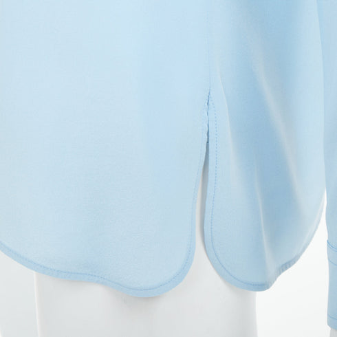 Women's Gucci 2015 Blue Fluid Blouse Shirt