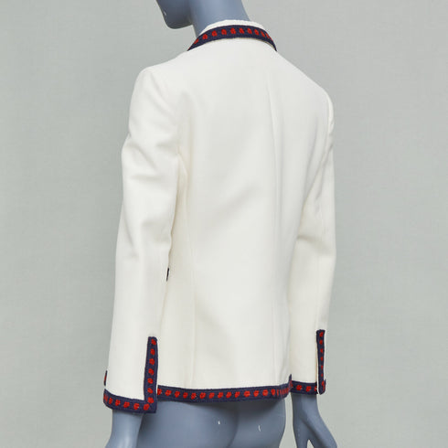 Women's Gucci 2015 Rose Embroidered Jacket
