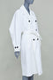 Women's Bottega Veneta White Bubble Back Trench Coat