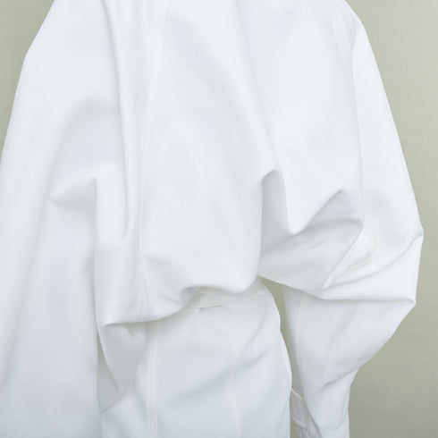 Women's Bottega Veneta White Bubble Back Trench Coat