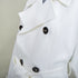 Women's Bottega Veneta White Bubble Back Trench Coat
