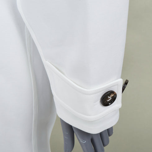 Women's Bottega Veneta White Bubble Back Trench Coat