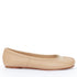 Women's Maison Margiela Tabi Nude Leather Ballet Flats