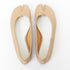 Women's Maison Margiela Tabi Nude Leather Ballet Flats