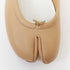 Women's Maison Margiela Tabi Nude Leather Ballet Flats