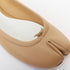 Women's Maison Margiela Tabi Nude Leather Ballet Flats