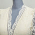 Women's Alexander McQueen 2019 Bridal White Floral Lace Peplum Gown