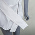Women's Louis Vuitton White Poplin Ruffle Top Shirt