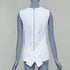 Women's Louis Vuitton White Poplin Ruffle Top Shirt