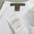Women's Louis Vuitton White Poplin Ruffle Top Shirt