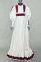 Women's Gucci 2022 Runway White Victorian Silk Duchesse Gown